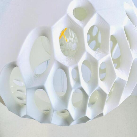 Organic Pendant Light, Virus Pendant Lamp, Geometric Hanging Lamp - Picture 6 of 10